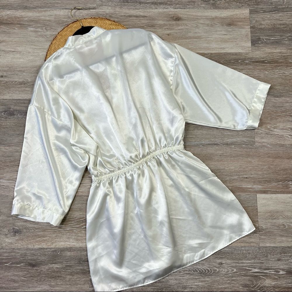 Vintage Victoria’s Secret gold label white robe bride to be‎ - Picture 4 of 5